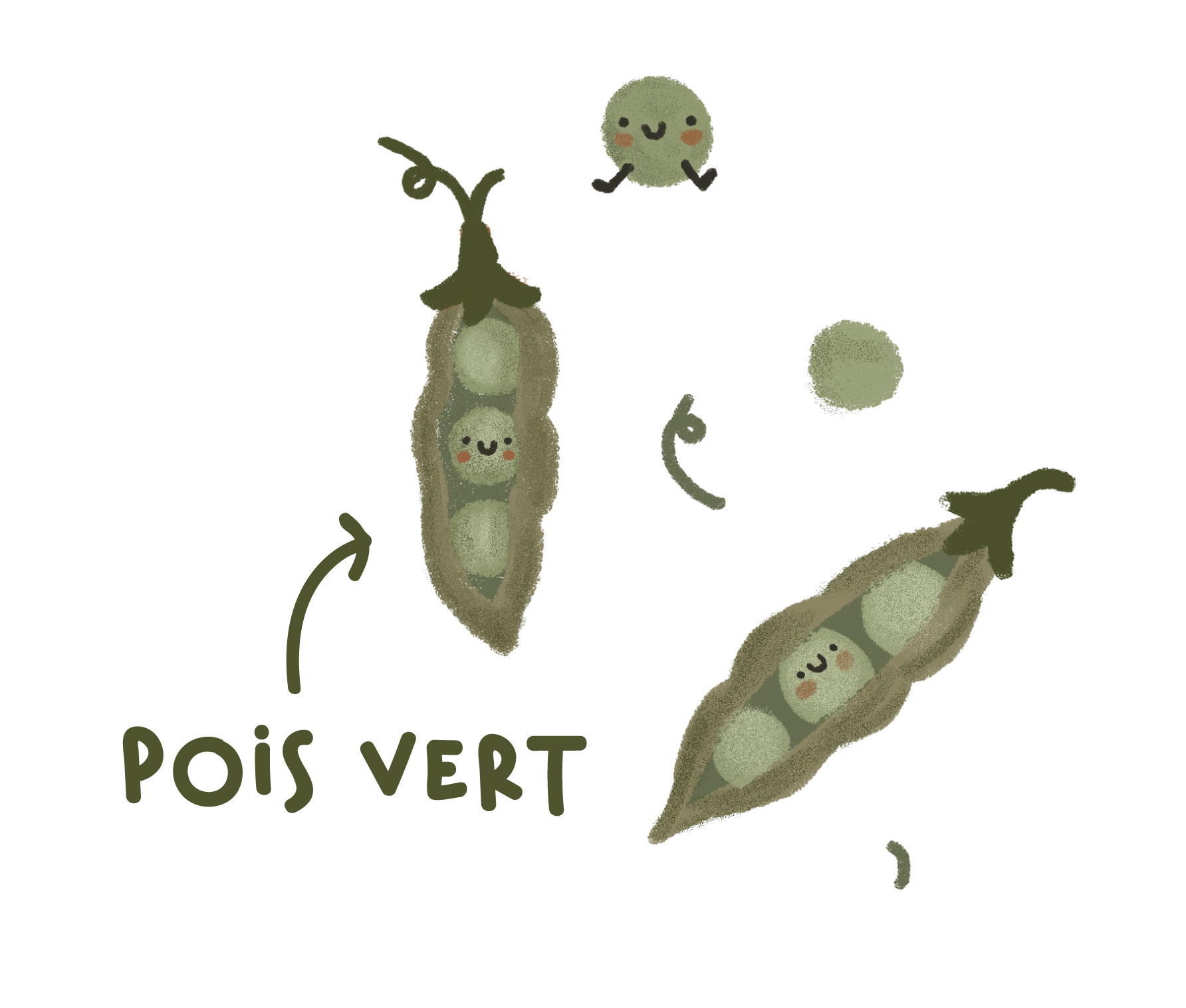 Collection Verte - Pois vert