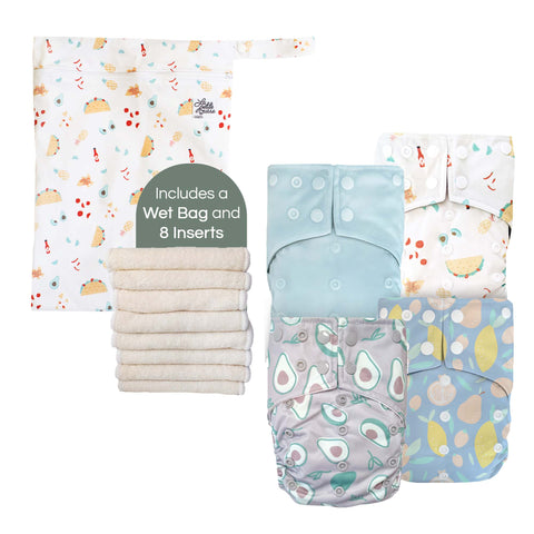 Ensemble 4 couches + sac | Fruitée