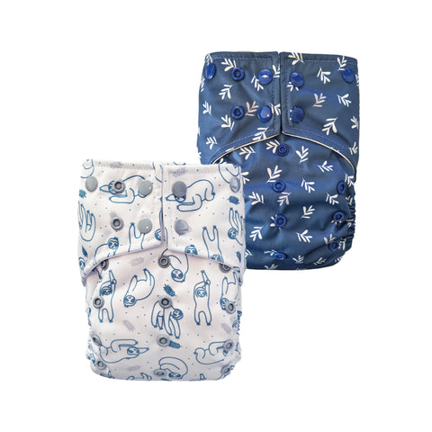 Ensemble 2 couches à 1 gousset + sac + feuillet | Paresseux