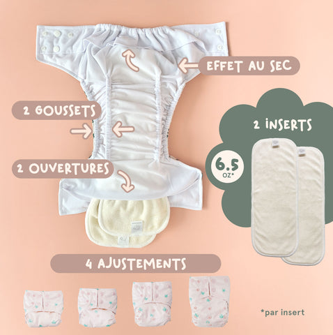 Ensemble 2 couches + sac + feuillet | Paresseux