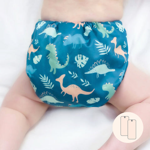 Ensemble 2 couches à 1 gousset + sac + feuillet | Hippie